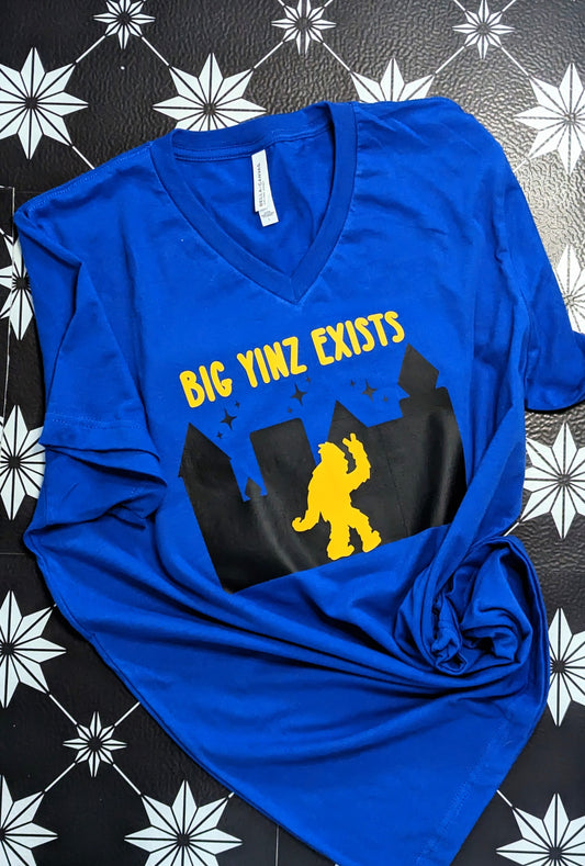 Steel City Sasqautch "Big Yinz" Bigfoot Pittsburgh Pride Tshirt